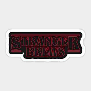 Stranger Brews Logo Sticker